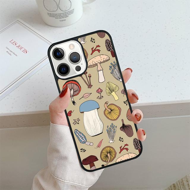 Mushroom Forest Celular Mobile Smartphone Cases For iPhone 17 Air 16 14 12 13 11 Pro MAX Plus Coque Fundas
