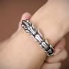 Biker Bracelet Titanium Steel of Dragon Shape Bangle for Men Boys