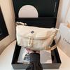 High-end Single-shoulder Cloth Bag, Niche and Versatile Crossbody Bag for Women