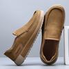 Fashion Men Comfortable Loafers Versatile Casual Shoes Business Formal Leather Shoe Soft-Soled Slip-On Flats Leisure Walk Male Moccasins
