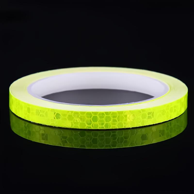 8 Meter Auto Reflektierende Streifen Aufkleber Klebeband für Motorrad Fahrrad Karosserie Felge Rad Streifenband Dekorativer Reflektor Blau/Rot/Gelb