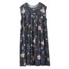 DIMANAF New 2026 Summer Beach Women Plus Size Cotton Vintage Lady Loose Oversize Long Dress Floral Print