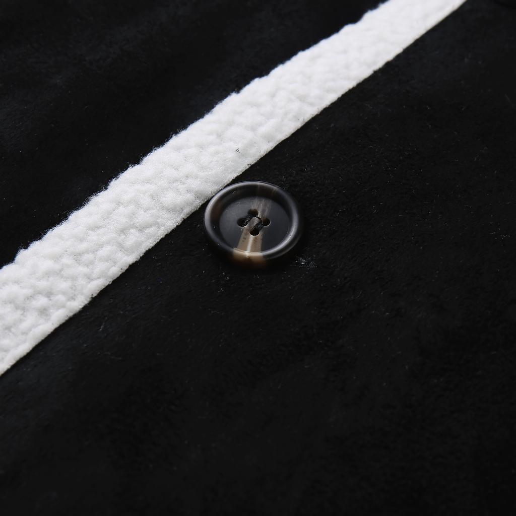 Men Winter Warm Turndown Neck Soft for Windproof Soft Coat  Jacket