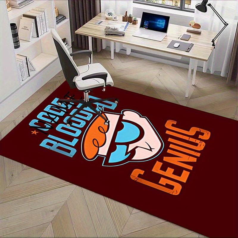 Dexter's Laboratory Ego Trip Office Carpet Soft Polyester Entrance Carpet Washable Non slip Machine