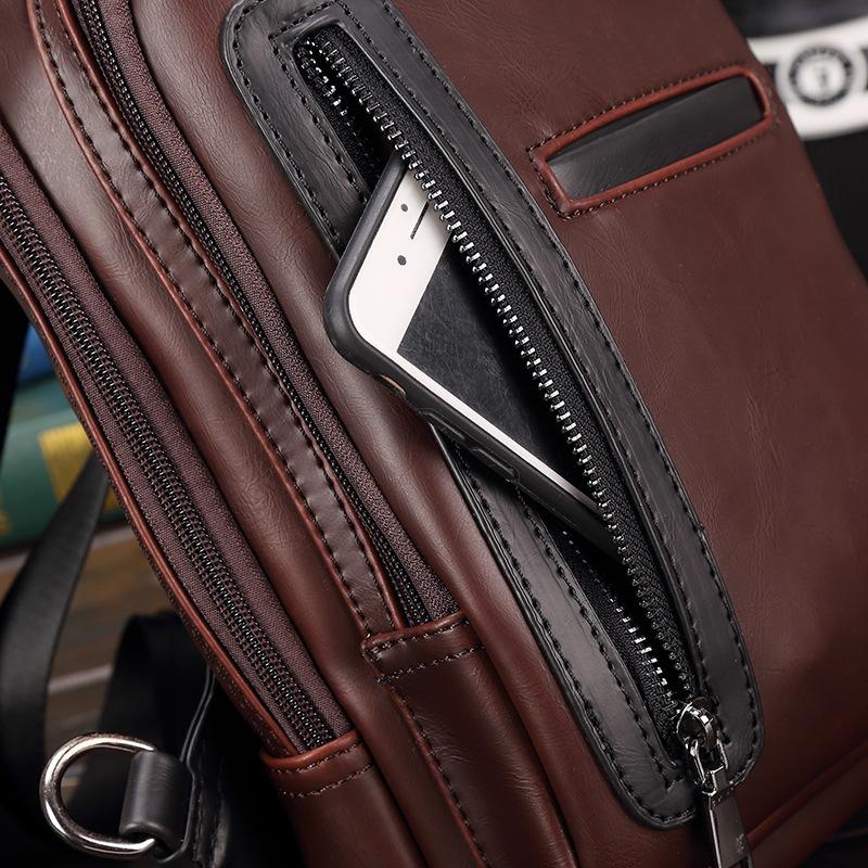 Men's Bag Fashion Casual Men's Shoulder Bag Crossbody Chest Bag