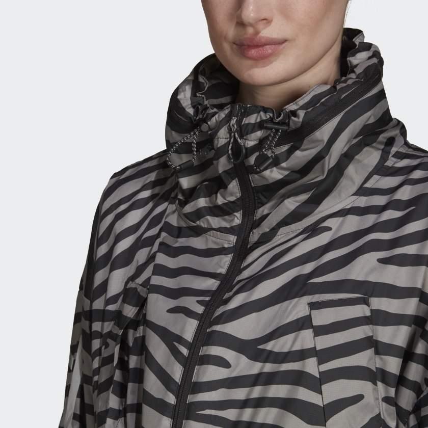 adidas Stella McCartney Hooded Fashion Comfortable Parka Women Outerwear Dove-Gray GU1609