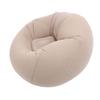 Inflatable Chair Foldable Portable Thickened Stable Support Blow Up Couch for Outdoor Camping Gray