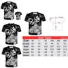 Premium Quality Unisex Summer Short Sleeve O-neck Clown 3d Print T-shirt For All