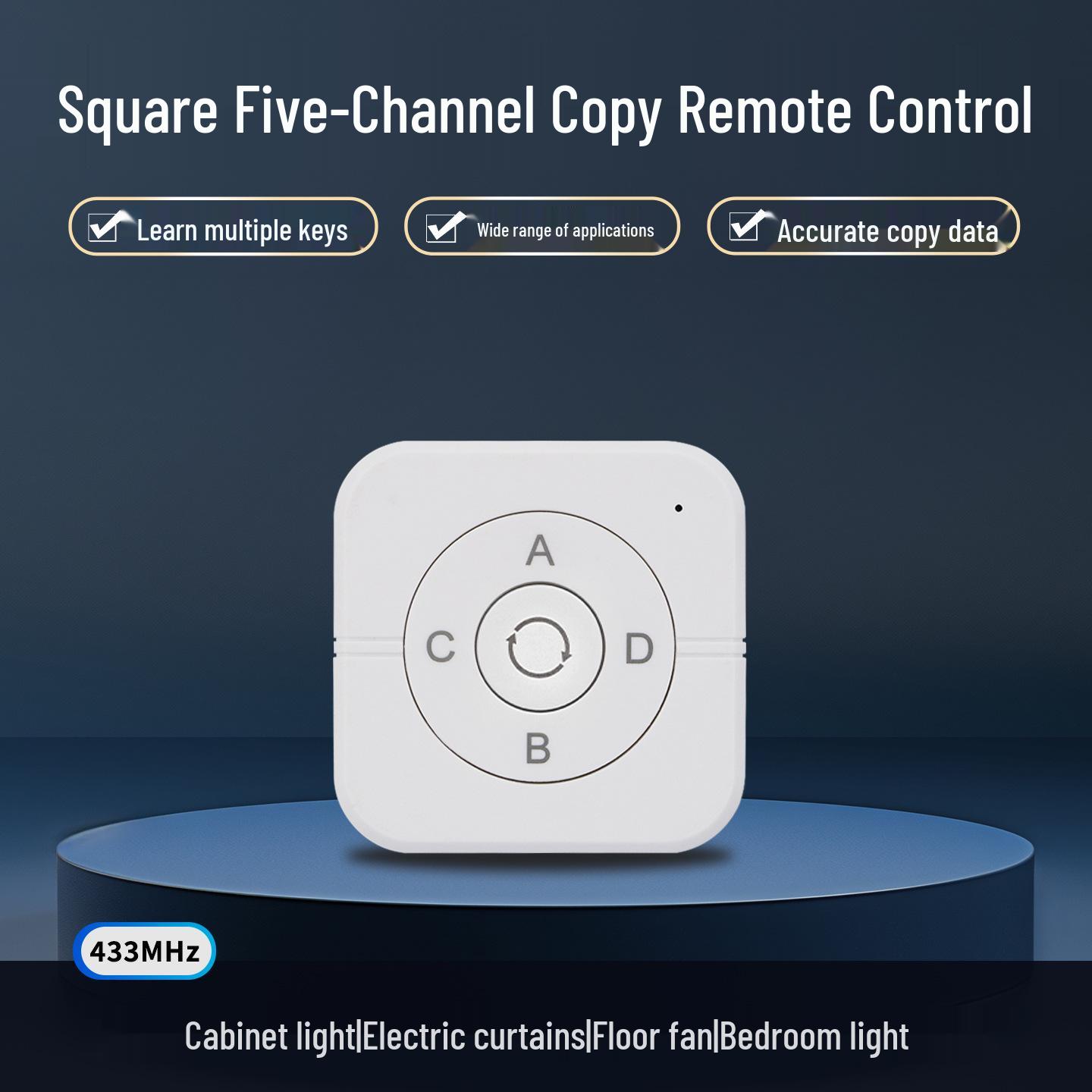 Universal 5-in-1 Remote Control Sticker Transmitter