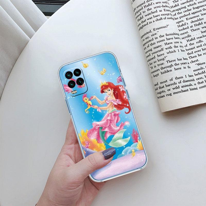 The Little Mermaid Transparent Phone Case for Motorola Moto Edge 20 30 40 50 S30 Fusion Ultra Pro Neo Lite