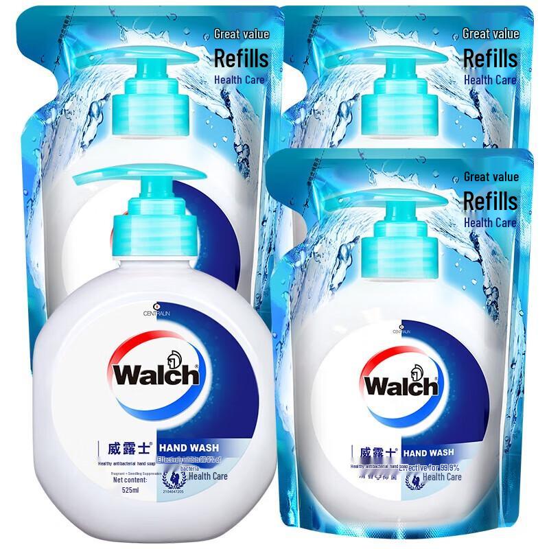 Walch Healthy Antibacterial Hand Wash 4-Piece Set