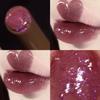 Mulberry Purple Shimmer Lip Jelly Pen Moisturizing Mirror Water Light Solid Lip Gloss Film-forming Non-Fading Gloss Lipstick