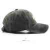 Men's washed and distressed baseball cap with letter embroidery, suitable for outdoor activities, providing sun protection and shade
