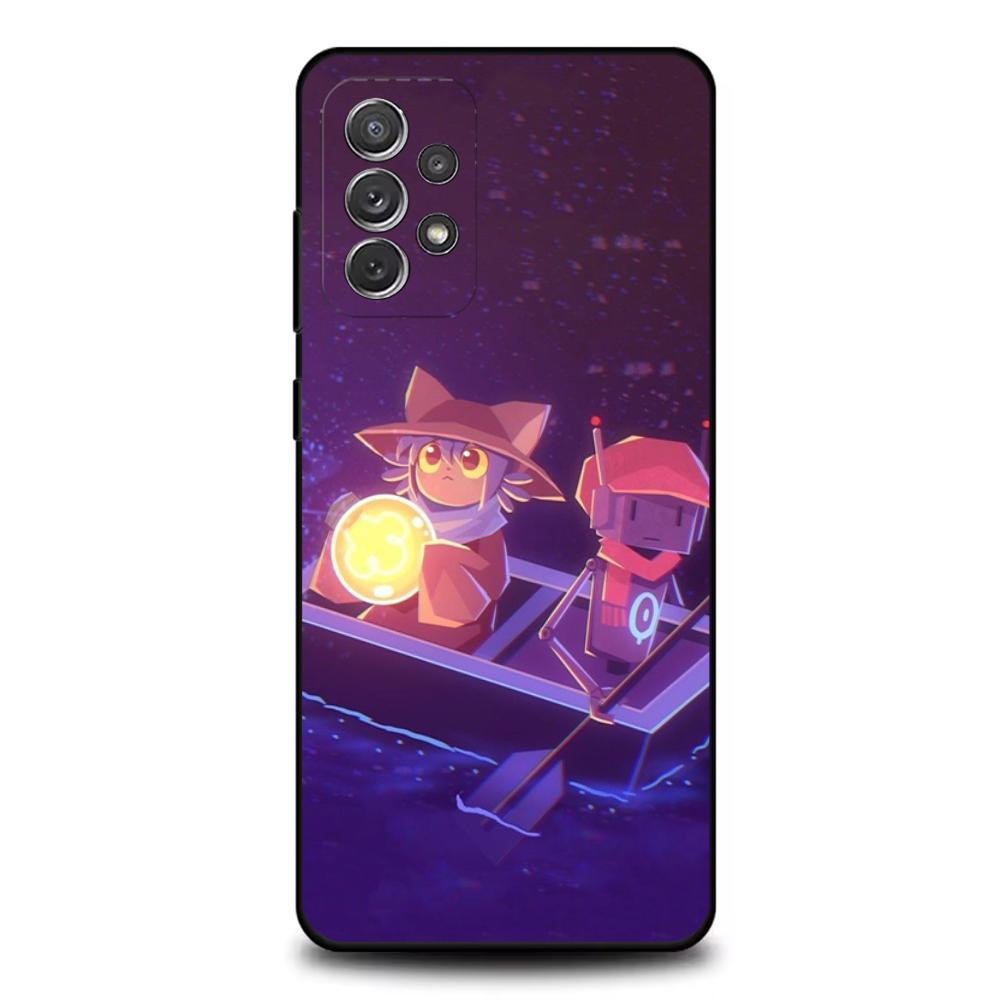 Game One Shot Niko Phone Case For Samsung S25,S24,S21,S22,S23,S30,Ultra,S20,Plus,Fe,Lite,Note,10,9,5G Black Cover