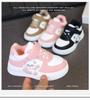 Children's Cartoon Fleece-Lined Skate Shoes: Warm, Cotton-Padded Casual Shoes for Toddlers & Young Kids.