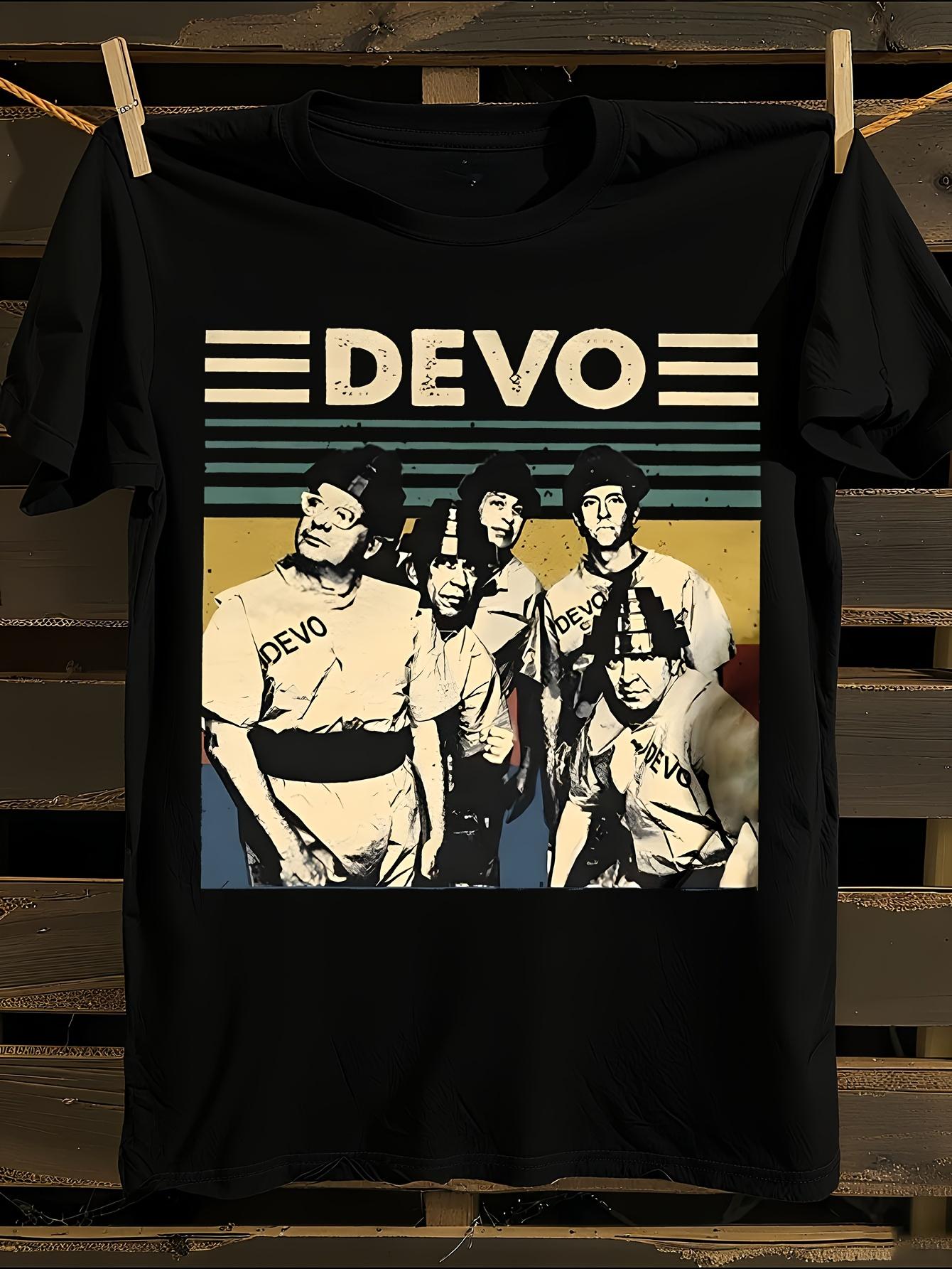 Devo Official Band Logo Tshirt L