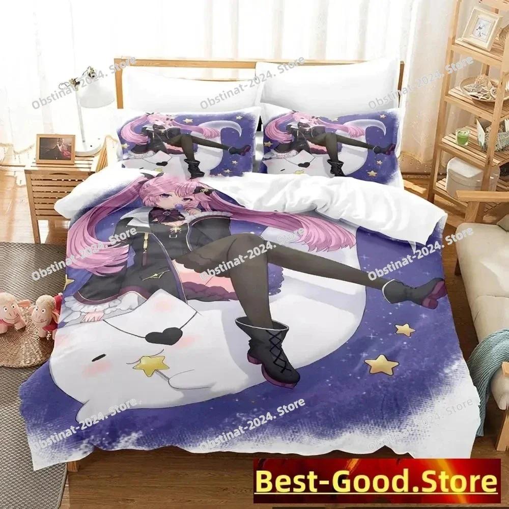 Top Anime Nyatasha Nyanners Bedding Set Printed Bed Set With Pillowcase Bed Duvet Cover Soft Single Double Queen Super King Size