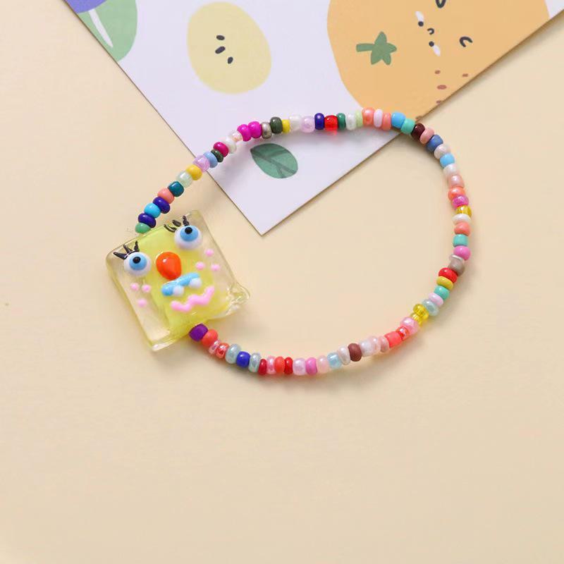 Versatile Cartoon Fun Bracelet: Handmade Beaded Jewelry for Women - New Autumn/Winter Niche Design