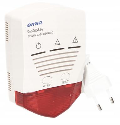 Alarme sensor detector de gás natural 70dB ORDC614