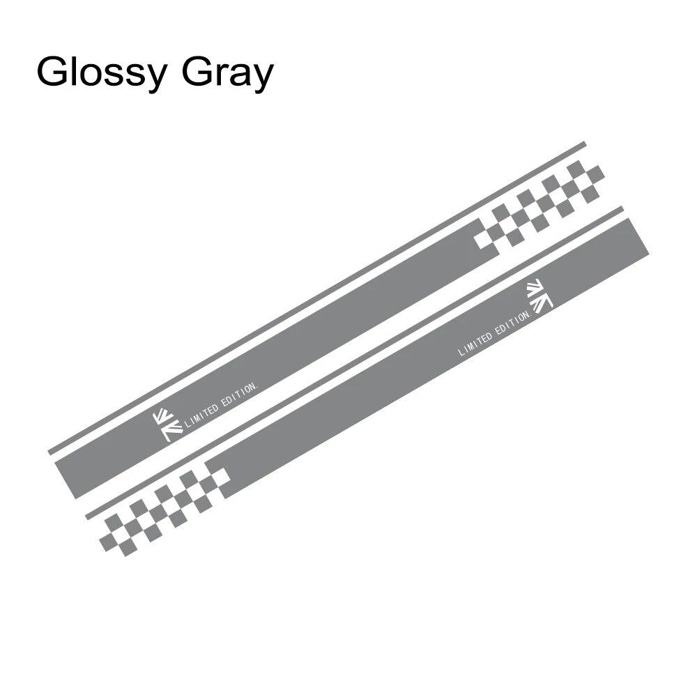 Car Door Side Stickers Auto Racing Sport Decal For Mini Cooper R56 R57 R58 R50 R52 R53 R59 R61 Countryman R60 F60 F55 F56 F54