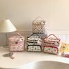 Portable cosmetic bag semi-shaped multi-function large-capacity cosmetic case storage case