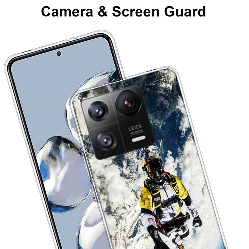 Extreme Adventure Parachuting Phone Case For Xiaomi Poco F7 Ultra X7 X6 M8 M7 M6 M4 M3 Pro X4 Mi 15 15T 14 14T 12T 12S 10T Pro 1