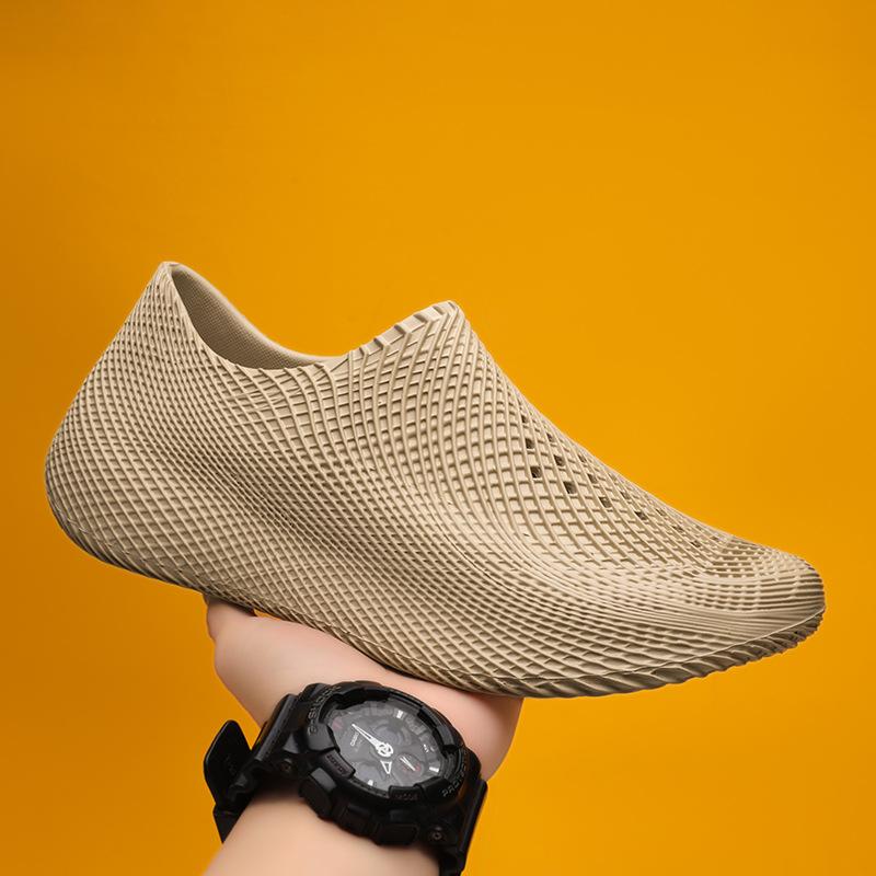 Fashion New Summer Men's Wading Shoes Hollow Out Breathable Beach Sandals Casual Outdoor Slippers Male Water Sandals Big Size 36-45