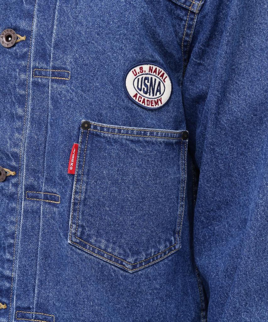 WEB Limited DENIM JACKET ANNAPOLIS Denim Jacket Annapolis L 432 Used [Avirex] Men's 783-5152016