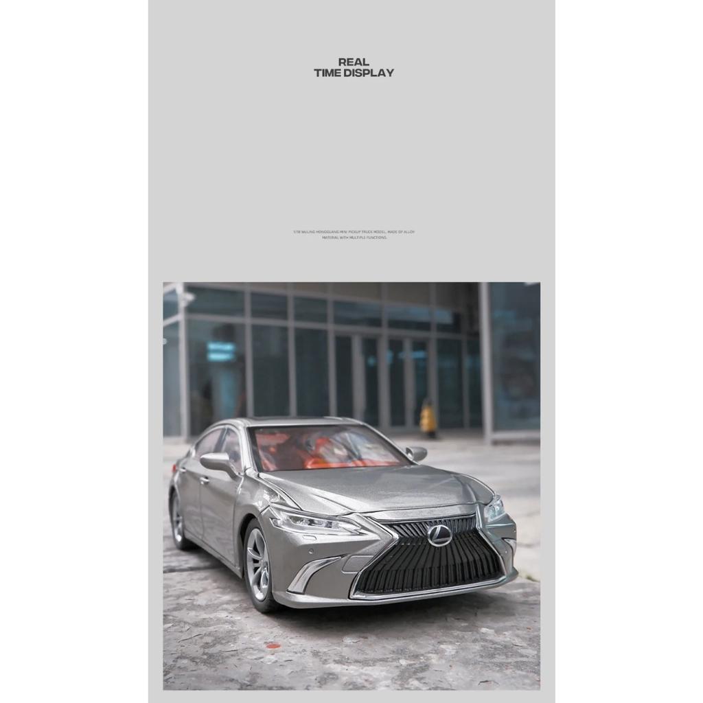 1/24 Lexus ES300 Sedan Alloy Scale Car Model Diecast Metal Miniature Car Model Collection Children Birthday Toy Car Vehicle