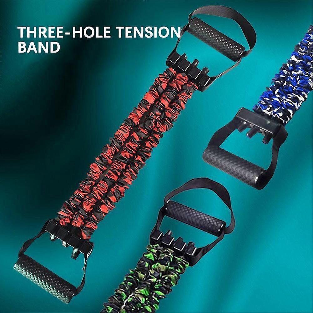 Adjustable Chest Expander with 3 Holes - Versatile Strength Training Equipment for Home & Gym Use