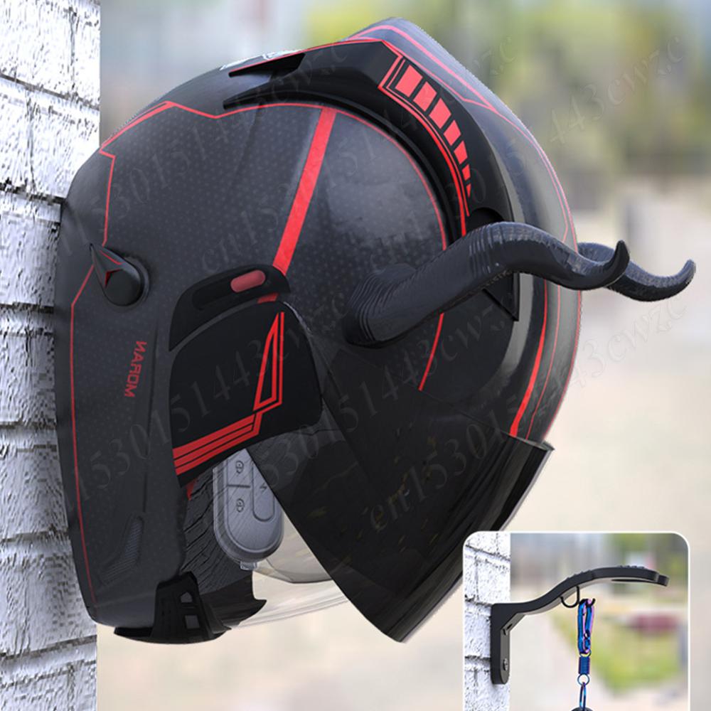 

10-1PCS Motorcycle Head Gear Hook Motorcycle Helmet Holder Multipurpose Hook Hanger Cabinet Shelf Wall Mount Hooks Hanger Stand