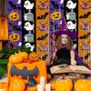 Halloween Bat/ Pumpkin/ Ghost/ Rain Curtain Party Background Decoration Rain Curtain Photo Props