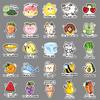 50 English Homophone Puns Children's Reward Original Positive-Minded Inspirational Waterproof Decorative Gooka Stickers