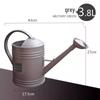 Long-Spout Plastic Watering Can, Imitation Tinplate, for Flowers, Plants, and Vegetables
