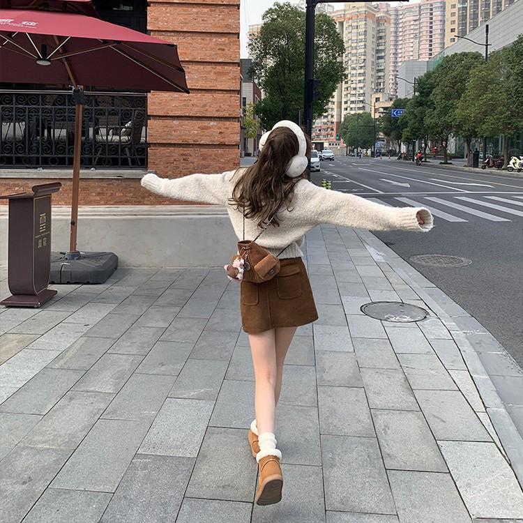 Women's large size soft sole heightening warm fur one winter non-slip wear-resistant snow boots plush lining outdoor sports cotton boots