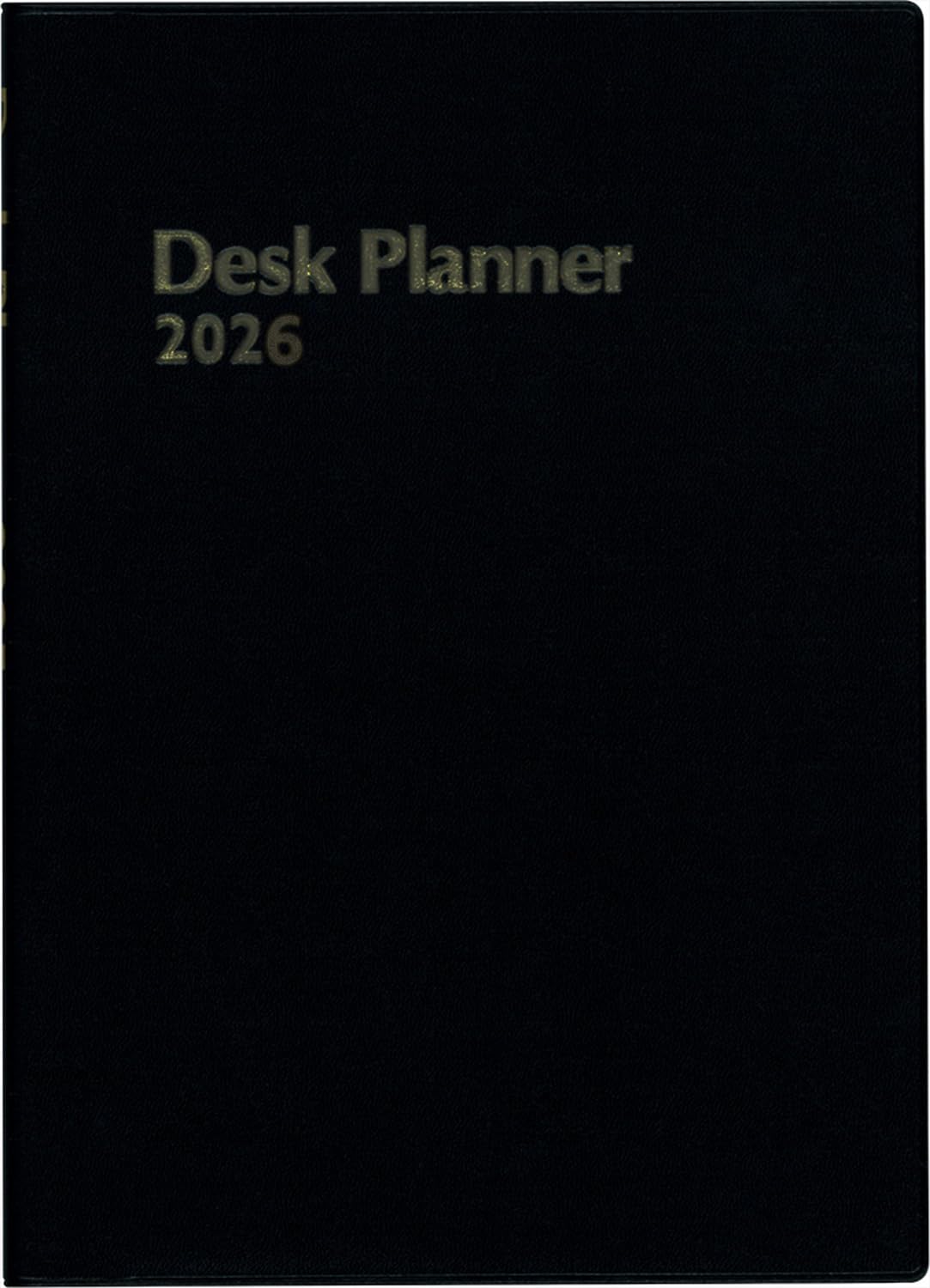 

Hakubunkan 2026 A5 Недельный настольный 117 Январский планер, Черный, Нет. (Начинается в 2026 году) чёрный