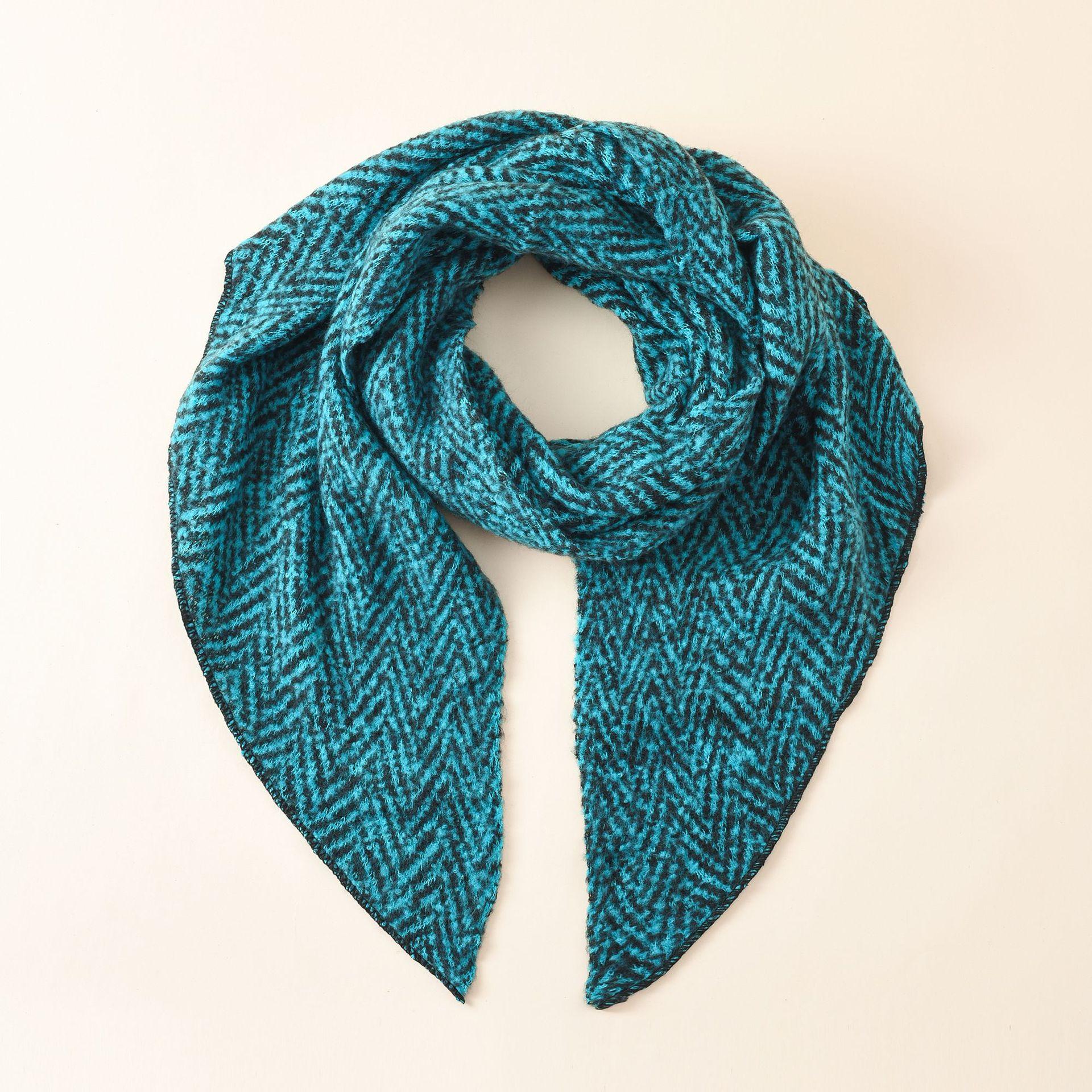 

Новый продукт зимний шарф, женский имитация кашемира, корейская версия модного однотонного шарфа, утолщенный и теплый 240CM зелёный