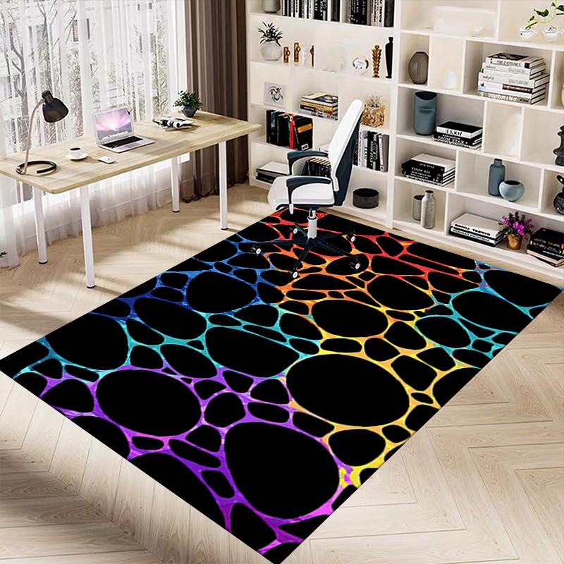 1PC Abstract Pattern Extra Large Non Slip Floor carpet, Office, family, bedroom, Studio   Large Area Rug Indoor Rugs, , Vibrant Colors