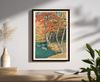 Autumn in Oirase, by Kawase Hasui, Made in Japan (framed), A4 size (33 x 24 cm), with frame, art frame, new style, poster, framed painting, gallery qu
