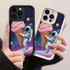 JT260 Giant Astronaut Ice Cream for iPhone 17 16 15 14 13 Pro Max Samsung S26 S25 Ultra A17 A16 A07 A56 A36 Xiaomi 15T Redmi 15c Note 14 Soft Case