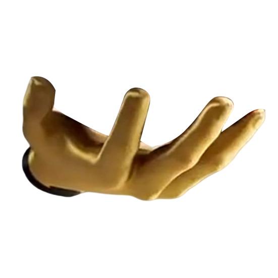 Suport pentru minge de fotbal, cu fixare pe perete, ușor de instalat, suport multifuncțional în formă de mână pentru baschet, fotbal, volei