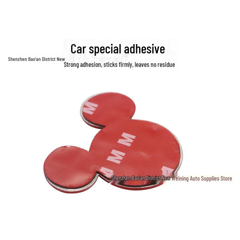 Mickey Mouse Metal Car Sticker - Decorative Tail Mark for All Car Models