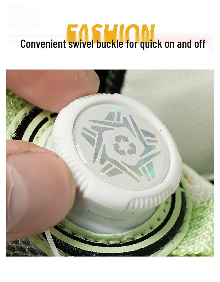 Kids' Basketball & Running Shoes with Rotating Button & Sports Watch