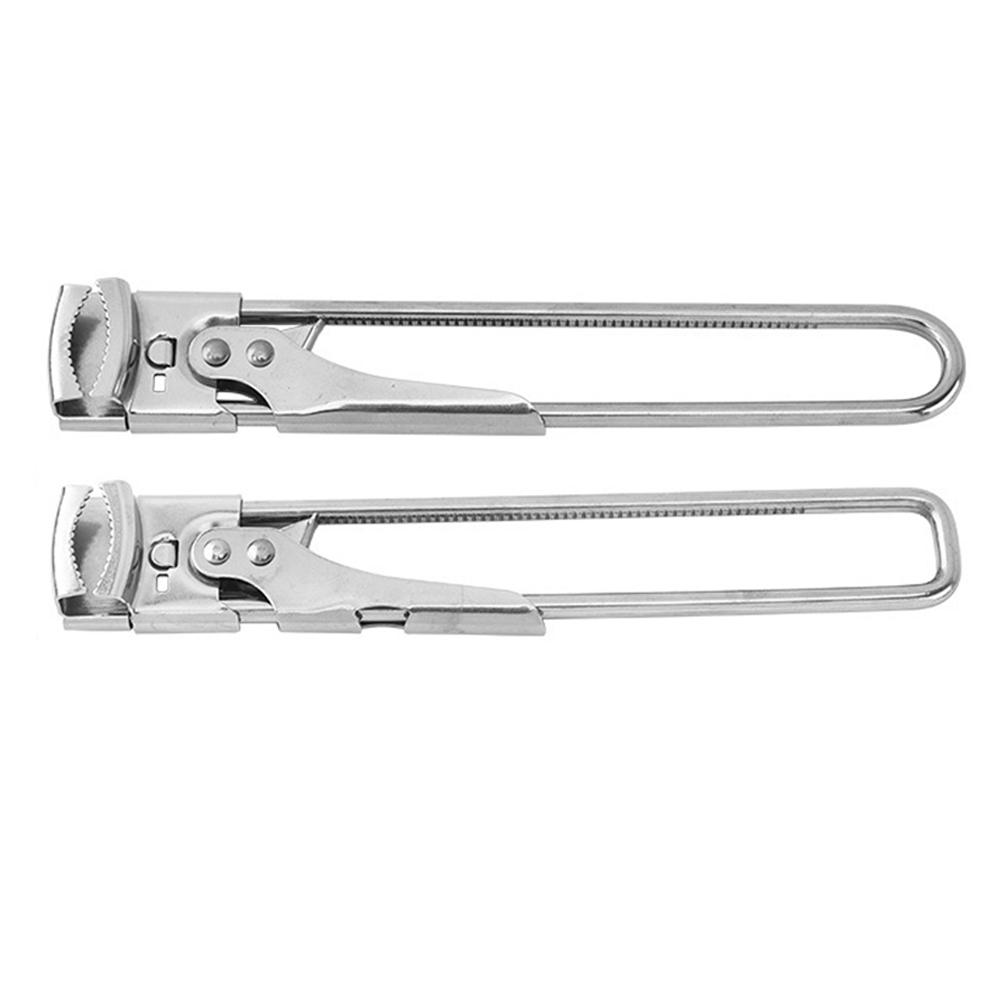 Stainless Steel Gripper Can Opener Multifunctional Adjustable Manual Jar Bottle Lid Opener Kitchen Accessories Tools
