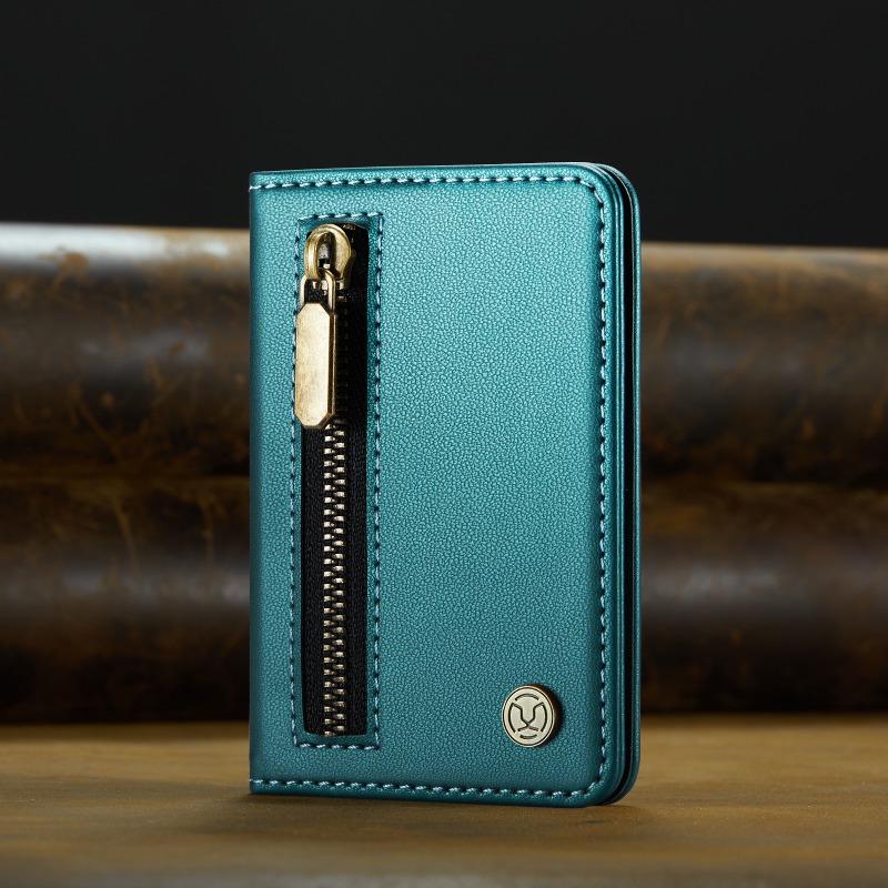 Leather PU Mobile Phone Magnetic Card Holder Card Holder Magnetic Ring