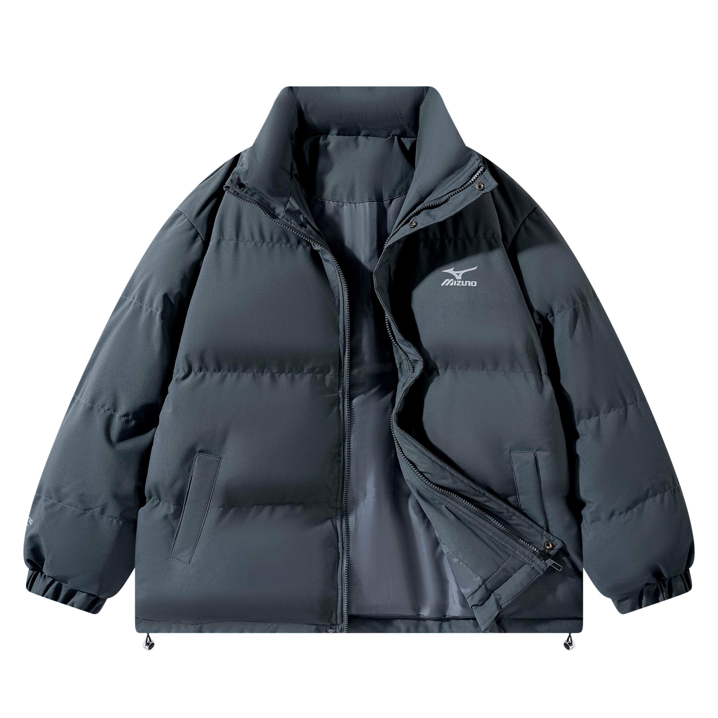 Mizuno Puffer Jackets Unisex Stand Collar Thickened Padded Puffer Jacket A2CE2501 L