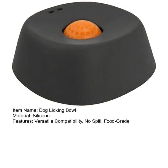 Yousheng Dog Liquid Lick Bowl Safe Slow Feeder Lick Toy No Spill Liquid Treat Dog Feeder Puppy Licking Bowl with Rolling Ball for Large Medium Small