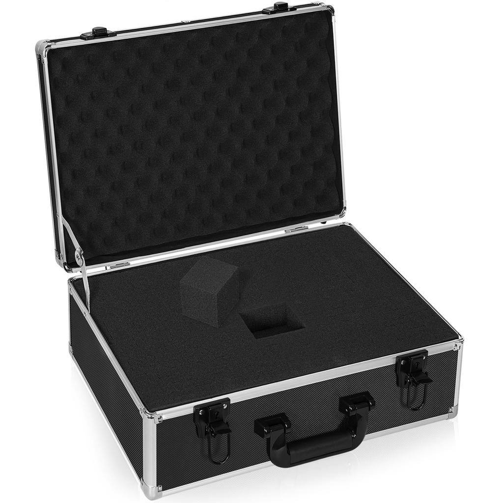 TORIBIO Aluminum Tool Case with Block Protective Tool DIY Attache with Aluminum Precision Instrument Dedicated Storage X X Cm Cushion, Case, Case,