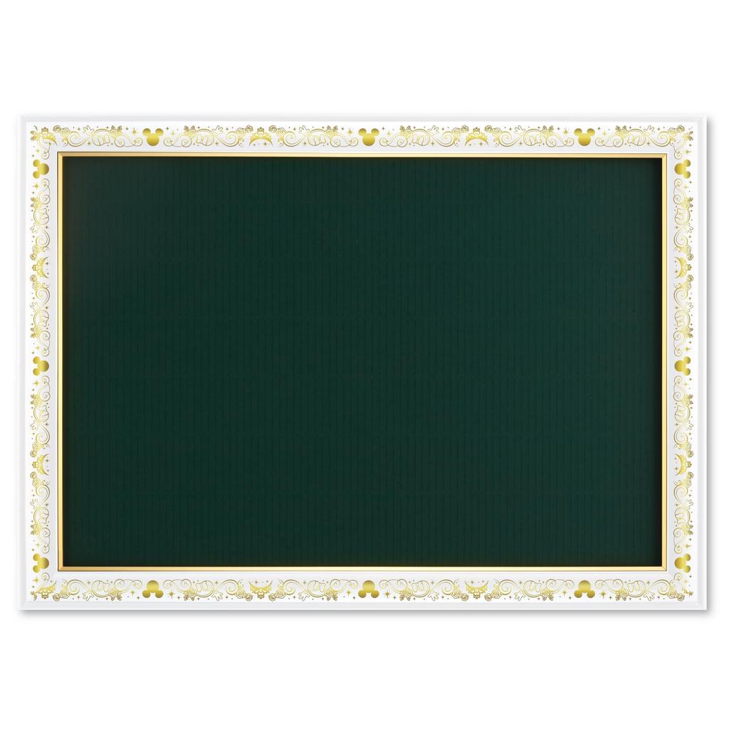 Epoch Disney Puzzle Decoration Frame, Pearl White (38 x 53 cm) (Panel No. 5-B), Hanging String, Puzzle Frame