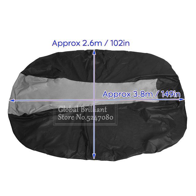 L/XL Dustproof Sunscreen 600D Jet Ski Trailerable Cover Protector Waterproof For Seadoo Sea Doo Bombardier PWC GT GTS GTX GTI